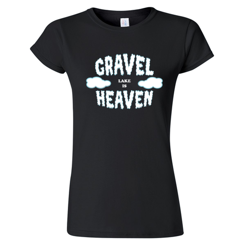 Gildan Ladies Fashion Fit T-Shirt -- Black