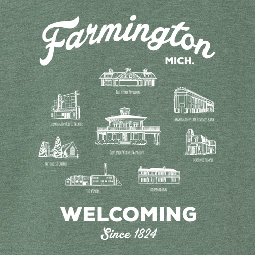 Farmington Landmarks Hoodie