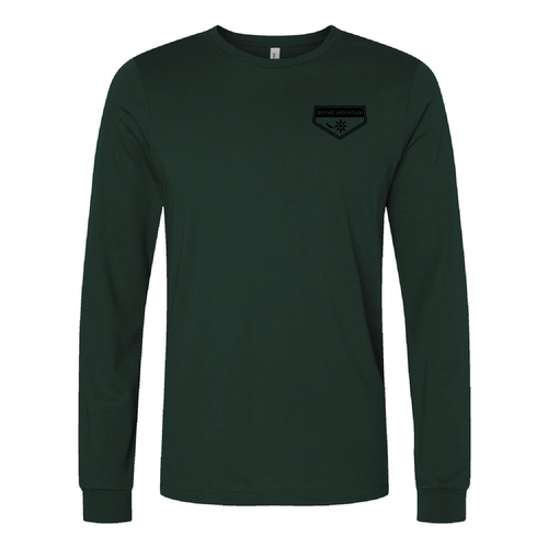 Boyne Mountain Logo 2 Black Ink -- Long Sleeve Forest