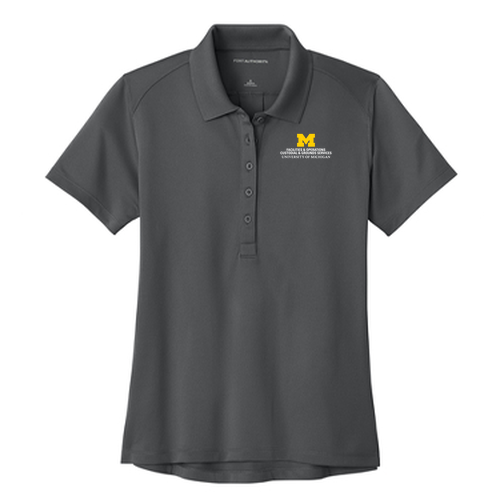Ladies Port Authority Wearever Performance Pique Polo -- Storm Grey, $25
