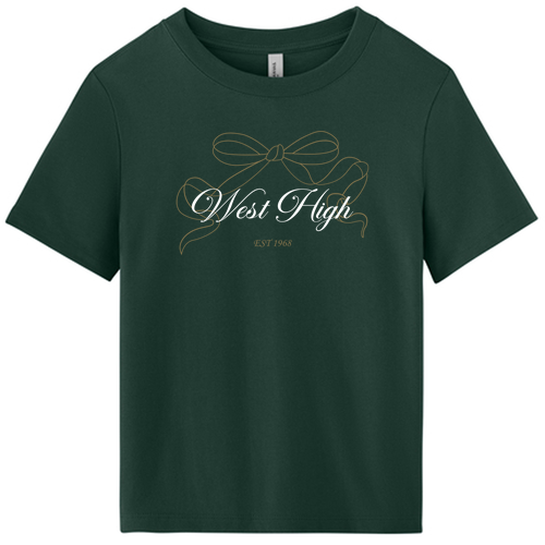 BELLA + CANVAS Women's 6 oz Heavyweight Tee -- Forest