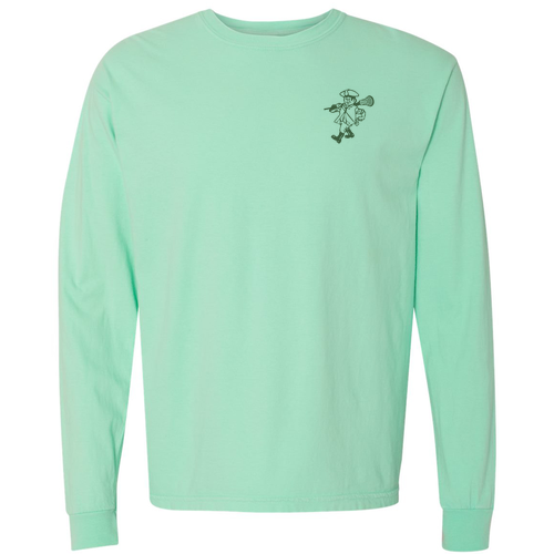Comfort Colors Patriot Long Sleeve Tee -- Island Reef