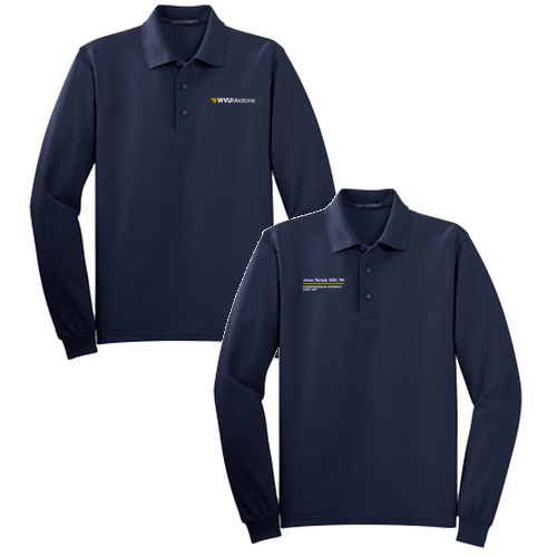 Port Authority Long Sleeve Sport Shirt -- Navy