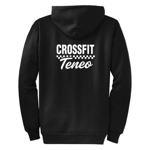Port and Company Classic Full Zip Hooded Sweatshirt -- Jet Black