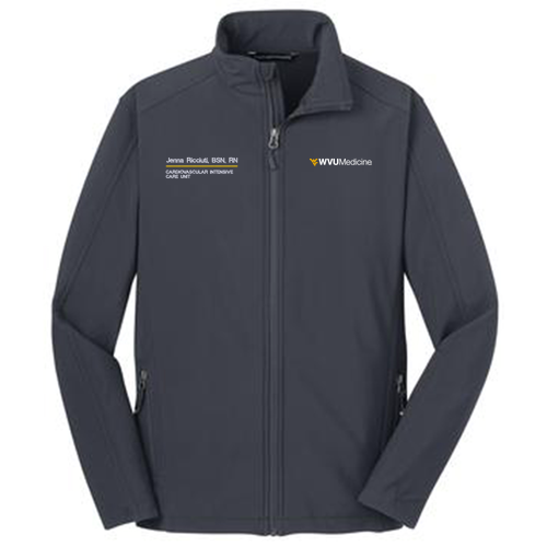 Gender Care Heart Port Authority Core Soft Shell Jacket -- Battleship Grey