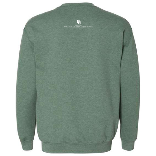 Gildan Heavy Blend Crew Neck Sweatshirt -- Heather Sport Dark Green