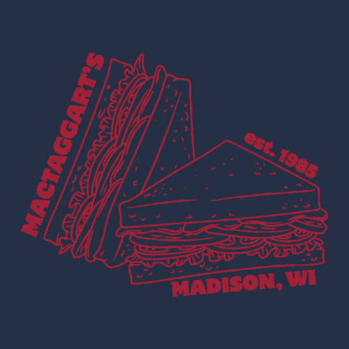 Gildan Heavy Cotton Longsleeve Basic T-Shirt -- Navy