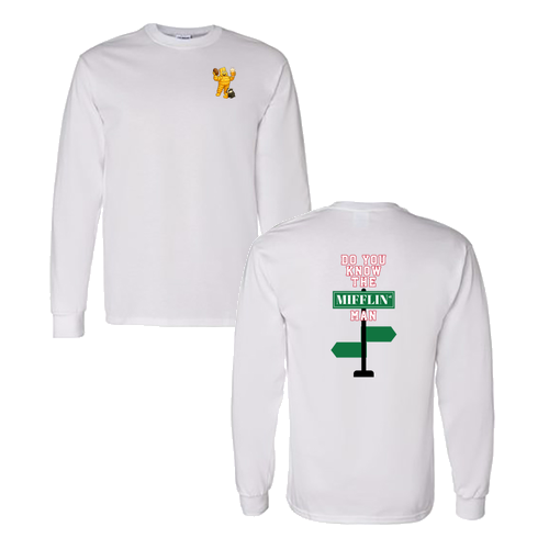 Gildan Heavy Cotton Longsleeve Basic T-Shirt -- White
