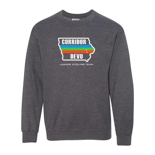 Gildan Heavy Blend Youth Crew Neck Sweatshirt -- Dark Heather