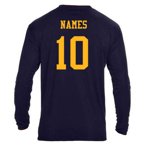 A4 Cooling Performance Long Sleeve Tee -- Navy