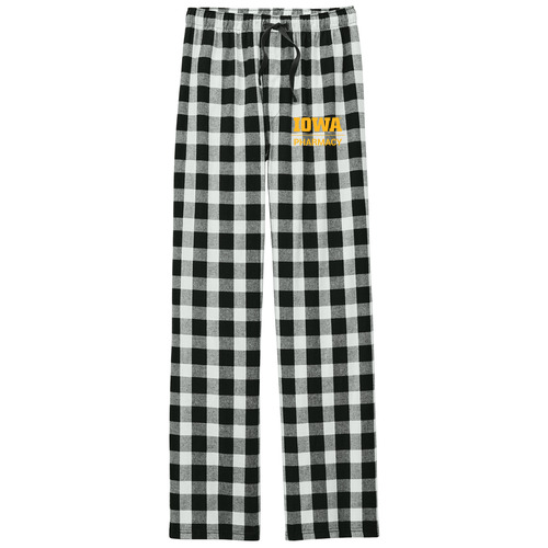 District Flannel Plaid Pant -- Black / White Buffalo Check