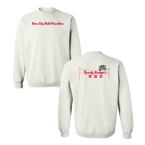 Gildan Heavy Blend Crew Neck Sweatshirt -- White