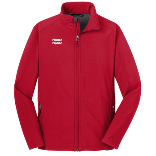 Port Authority Core Soft Shell Jacket -- Rich Red