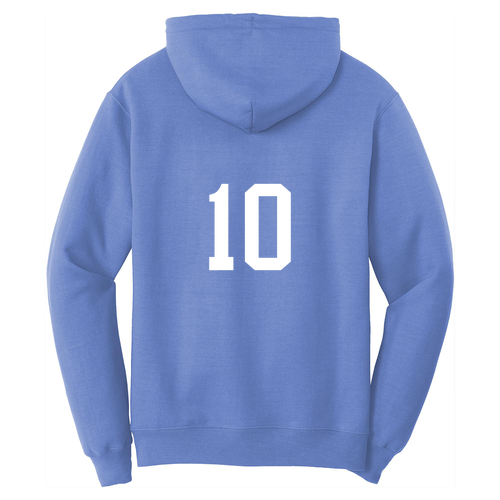 Port and Company Core Fleece Pullover Hooded Sweatshirt -- Carolina Blue