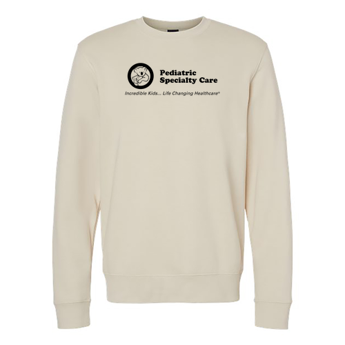 J. America BTB Fleece Crew -- Oyster