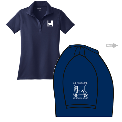 Sport Tek Ladies Micropique Sport Wick Sport Shirt -- True Navy