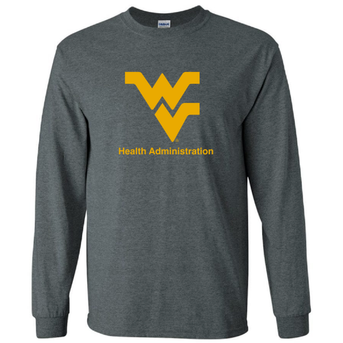 Gildan Heavy Cotton Longsleeve Basic T-Shirt -- Dark Heather