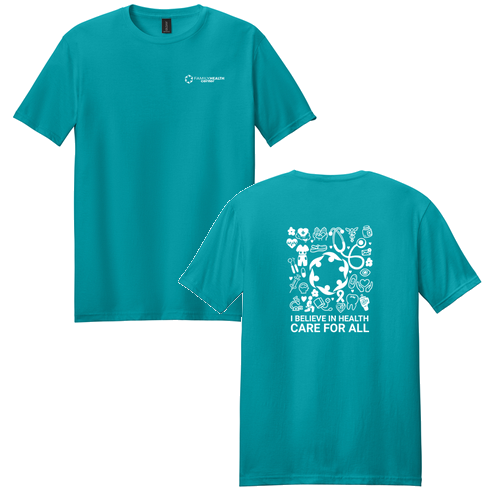 Health Care For All Gildan SoftStyle Cotton T-Shirt -- Tropical Blue