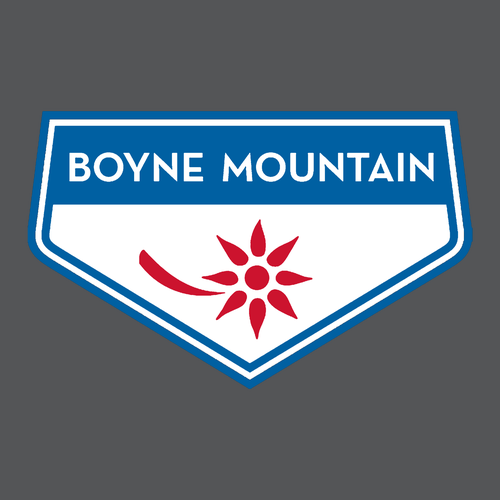 Boyne Mountain Logo 2 Full Color -- Pullover hooded Sweatshirt Asphalt
