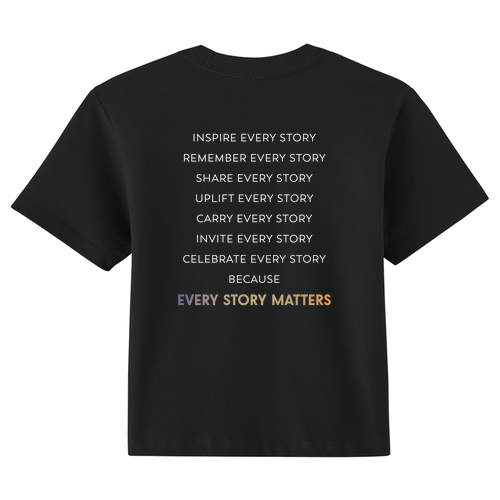 Next Level Apparel Women’s Heavyweight Boxy Tee -- Black