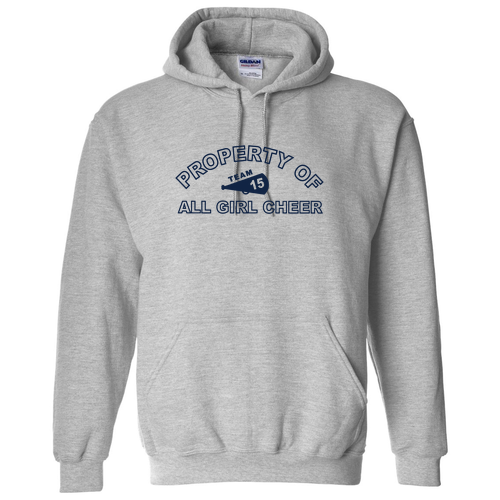 Mens/Unisex Gildan Heavy Blend Hooded Sweatshirt -- Sport Grey