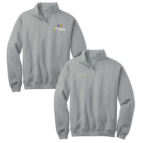 Jerzees 1/4 Zip Cadet Sweatshirt -- Oxford