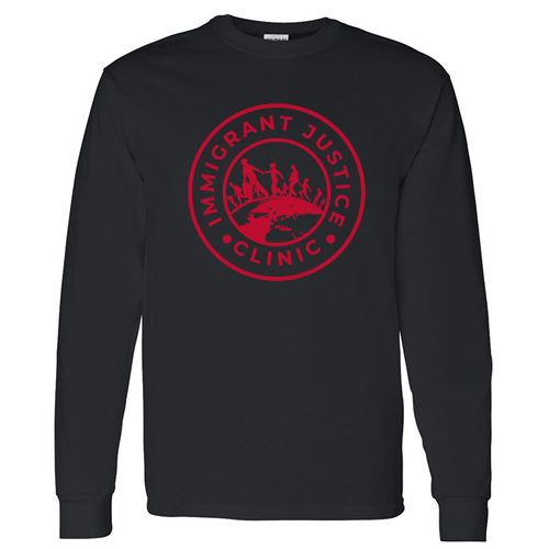 Gildan Heavy Cotton Longsleeve Basic T-Shirt -- Black