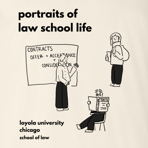 Portraits Of Law School Tote -- Natural