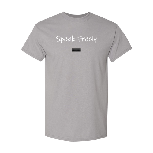 Speak Freely T-Shirt -- Gravel