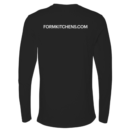 Next Level Apparel Premium Fitted Long Sleeve Crew -- Black