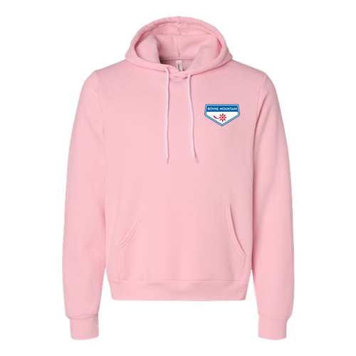 Boyne Mountain Logo 2 Full Color -- Pullover hooded Sweatshirt Pink