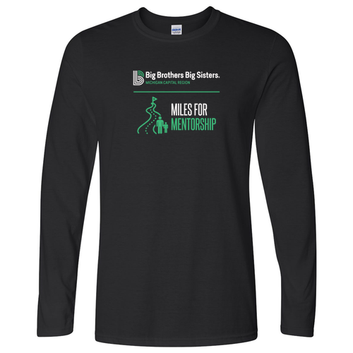 Gildan Softstyle Longsleeve T Shirt -- Black