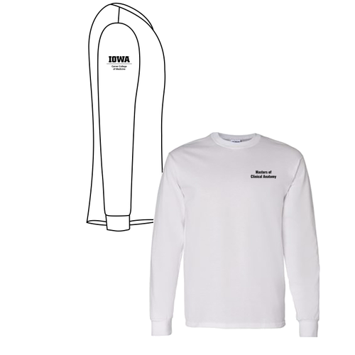 Gildan Heavy Cotton Longsleeve Basic T-Shirt -- White