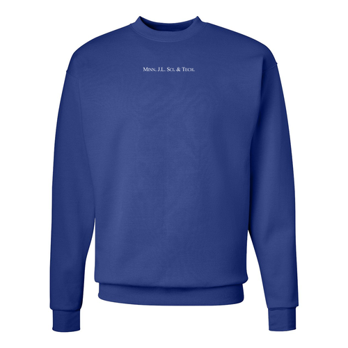 Hanes EcoSmart Crewneck Sweatshirt -- Deep Royal