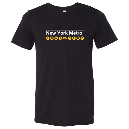 Subway Sign Bella Canvas Triblend Short Sleeve T-Shirt -- Solid Black TriBlend