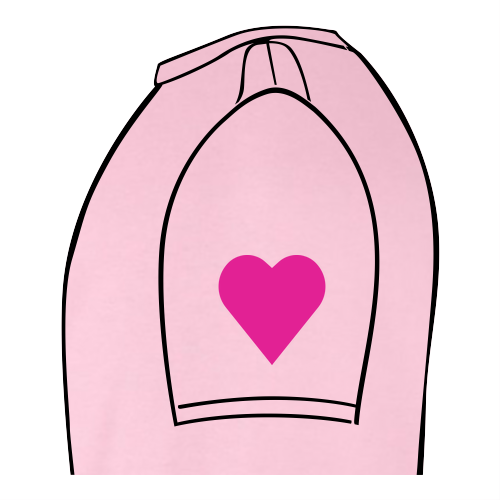 Gildan Heavy Cotton Basic T-Shirt -- Light Pink