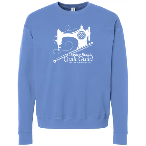 Tultex Fleece Crewneck Sweatshirt -- Columbia Blue