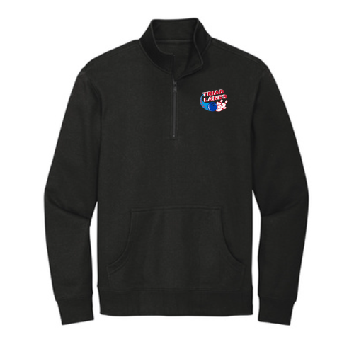 District V.I.T. Fleece 1 / 4-Zip -- Black