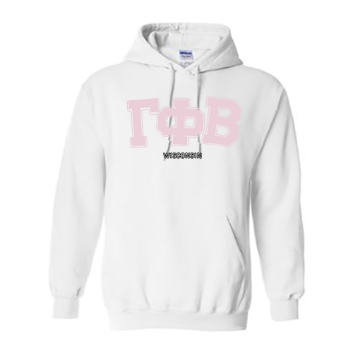 Gildan Heavy Blend Hooded Sweatshirt -- White