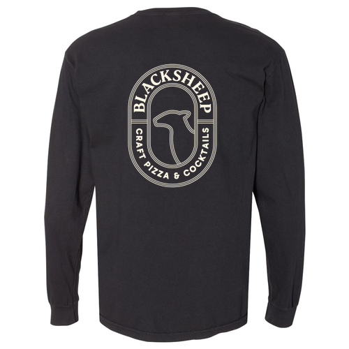 Comfort Colors Ringspun Long Sleeve Tee -- Black