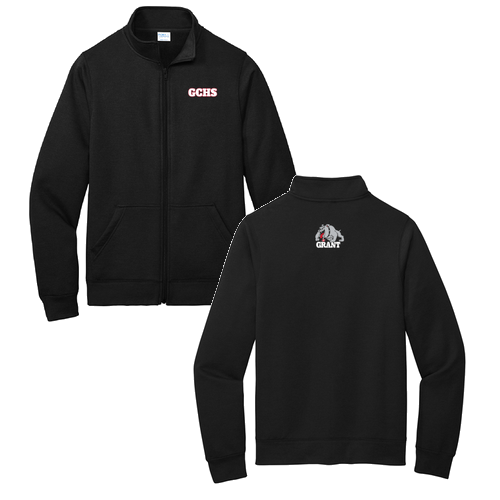 Black Full-Zip Sweatshirt