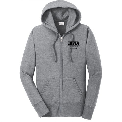 Port and Company Classic Full Zip Hooded Sweatshirt -- Athletic Heather