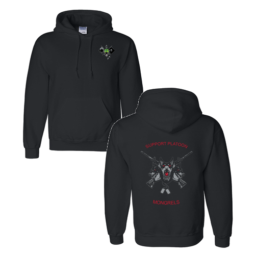 Gildan Adult Dryblend Adult Hooded Sweatshirt -- Black