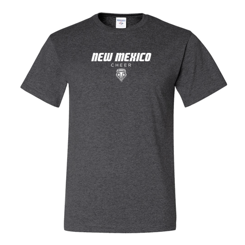 Jerzees Heavyweight 50/50 Adult T-Shirt -- Black Heather NM