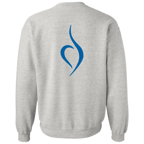 Gildan Heavy Blend Crew Neck Sweatshirt -- Ash