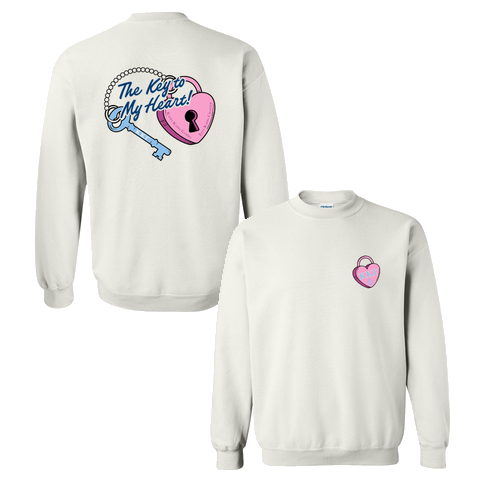 Gildan Heavy Blend Crew Neck Sweatshirt -- White