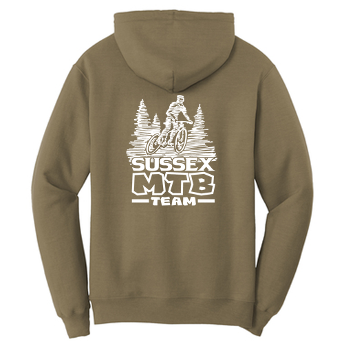 Port and Company Core Fleece Pullover Hooded Sweatshirt -- Coyote Brown