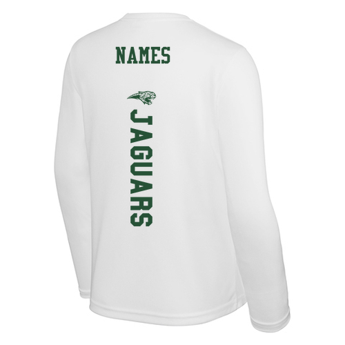 Sport Tek Youth Long Sleeve PosiCharge Competitor Tee -- White