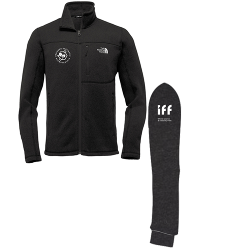 The North Face Sweater Fleece Jacket -- Black Heather