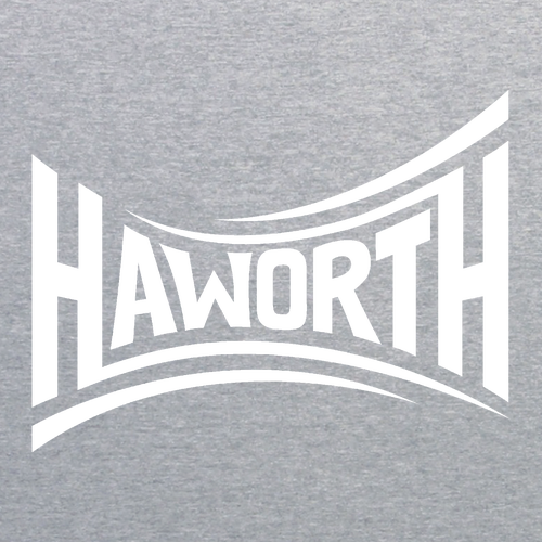 Gildan Heavy Blend Crew Neck Sweatshirt -- Sport Grey White Print